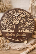 Arbre de vie personnalisé en bois découpé au laser